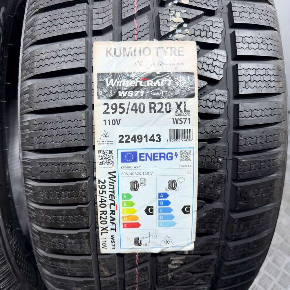 Gomme Usate 295 40 R20 110V XL Kumho Wintercraft WS71 98% Invernali - immagine 12
