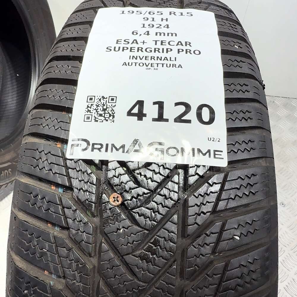 Gomme Usate 195 65 R15 91H Esa+ Tecar Supergrip Pro 91% Invernali - immagine 12
