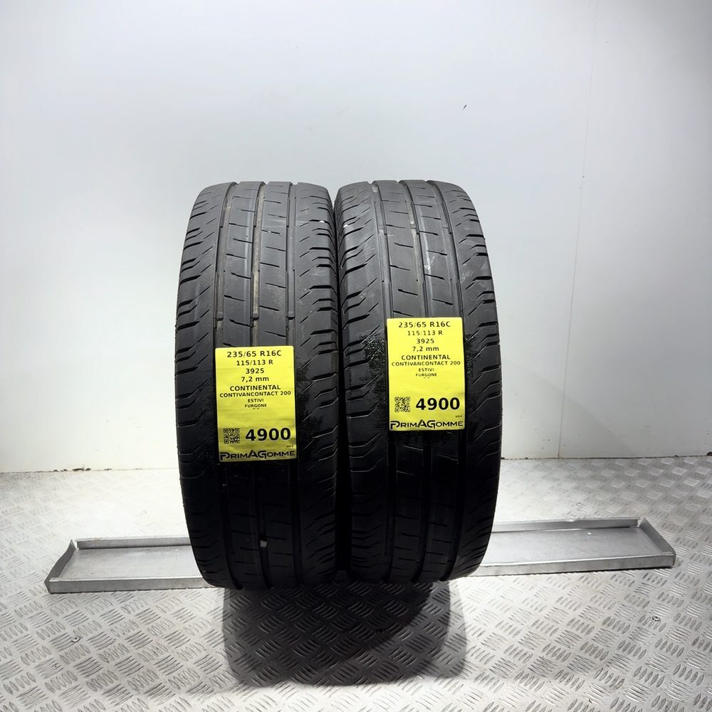 Gomme Usate 235 65 R16C 115/113R Continental Contivancontact 200 98% Estive - immagine 13