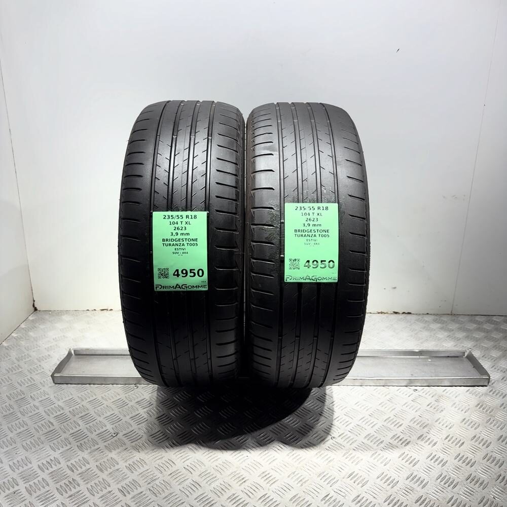 Gomme Usate 235 55 R18 104T XL Bridgestone Turanza T005 Estive - immagine 13
