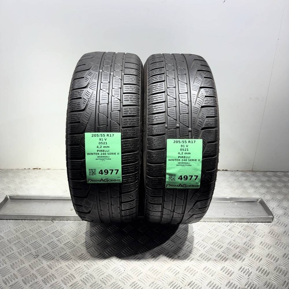Gomme Usate 205 55 R17 91V Pirelli Winter 240 Serie II Invernali - immagine 13