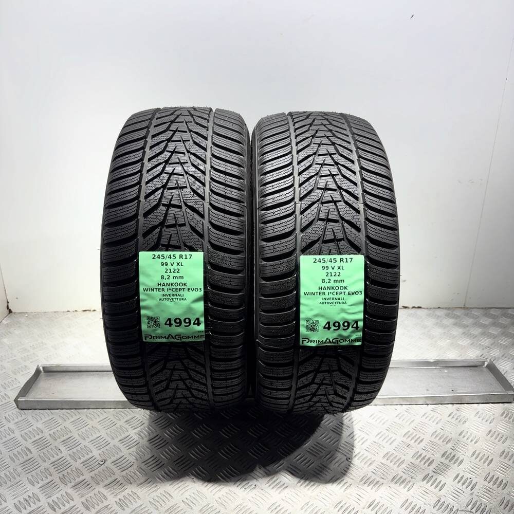 Gomme Usate 245 45 R17 99V XL Hankook Winter I*Cept Evo3 98% Invernali - immagine 13