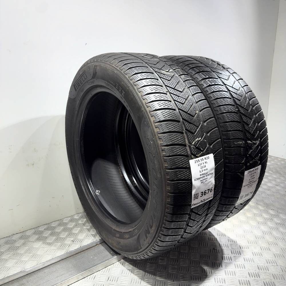 Gomme Usate 255 55 R20 110V XL Pirelli Scorpion Winter 76% Invernali - immagine 13