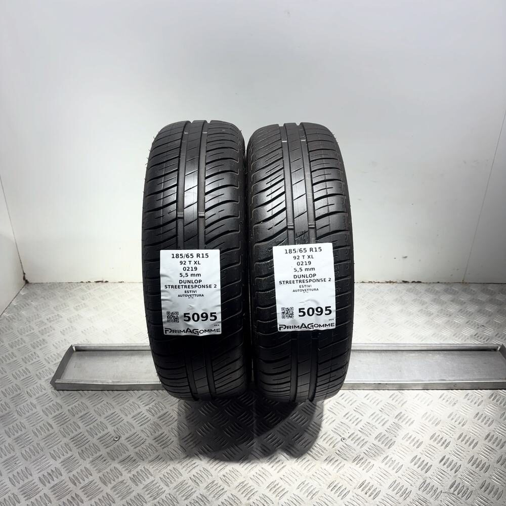 Gomme Usate 185 65 R15 92T XL Dunlop Streetresponse 2 79% Estive - immagine 13