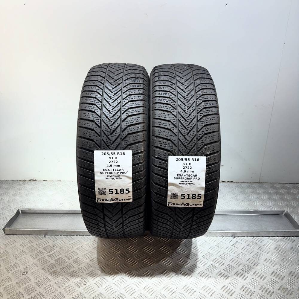 Gomme Usate 205 55 R16 91H Esa+Tecar Supergrip Pro Invernali - immagine 13