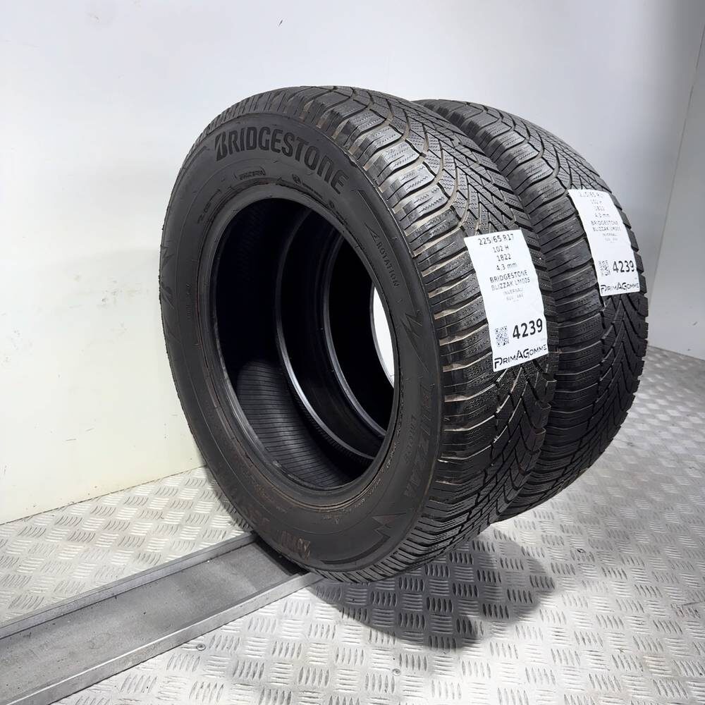 Gomme Usate 225 65 R17 102H Bridgestone Blizzak LM005 Invernali - immagine 13
