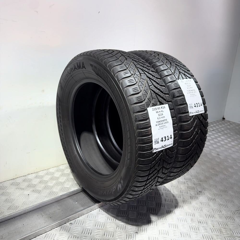 Gomme Usate 215 60 R16 99H XL Yokohama W.Drive V905 86% Invernali - immagine 13