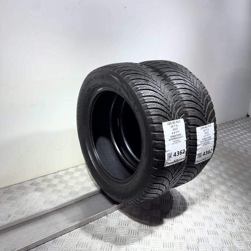 Gomme Usate 185 60 R15 88T XL Firestone Winterhawk 4 Invernali - immagine 13