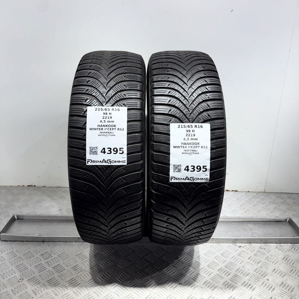 Gomme Usate 215 65 R16 98H Hankook Winter I*Cept RS2 Invernali - immagine 13