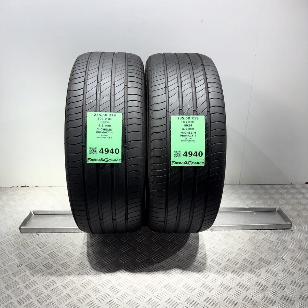 Gomme Usate 235 50 R19 103V XL Michelin Primacy 4 Estive - immagine 14