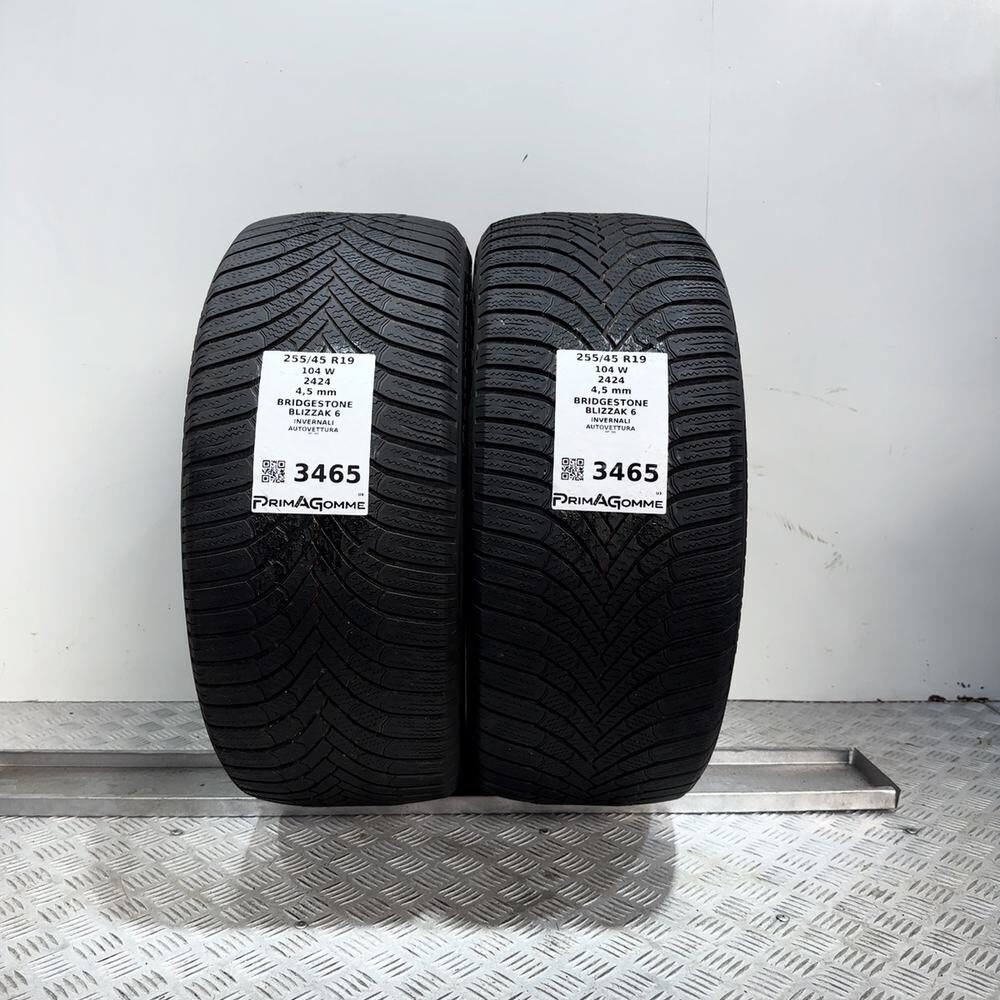 Gomme Usate 255 45 R19 104W Bridgestone Blizzak 6 Invernali - immagine 14