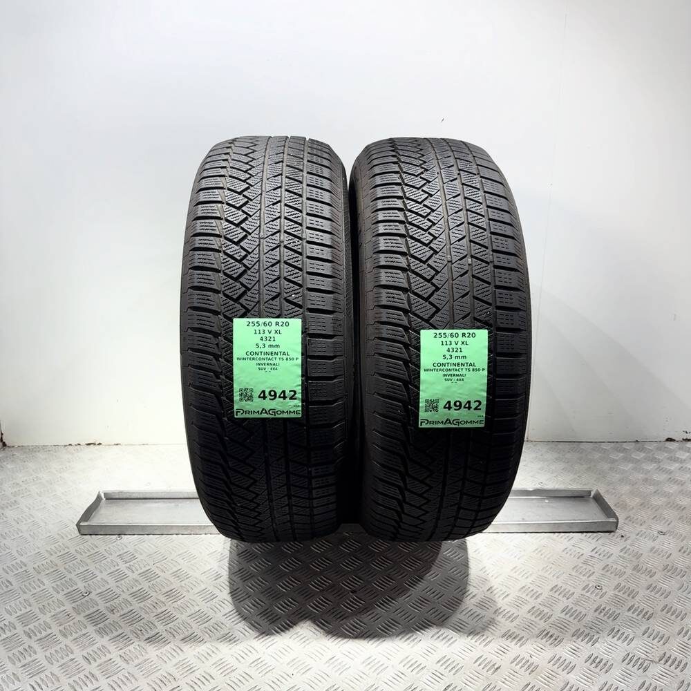 Gomme Usate 255 60 R20 113V XL Continental Wintercontact TS 850 P 76% Invernali - immagine 14