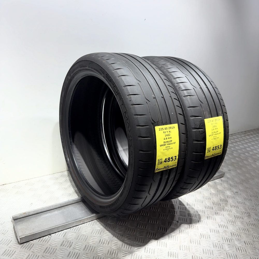 Gomme Usate 225 40 ZR19 93Y XL Dunlop Sport Maxx RT Estive - immagine 14