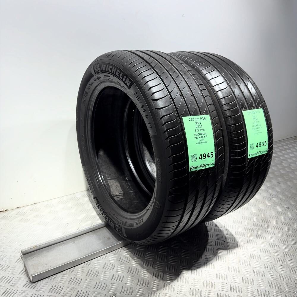 Gomme Usate 215 55 R18 99V Michelin Primacy 4 79% Estive - immagine 14