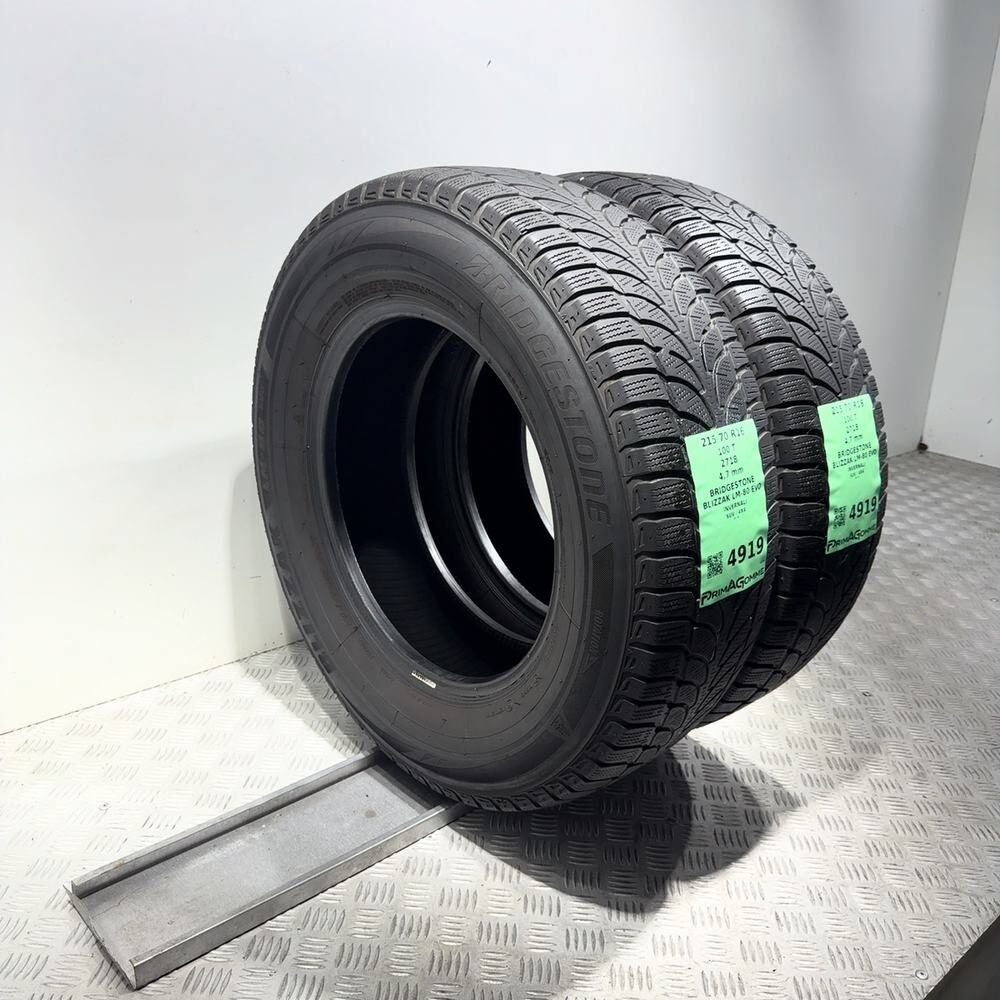 Gomme Usate 215 70 R16 100T Bridgestone Blizzak LM-80 Evo Invernali - immagine 14