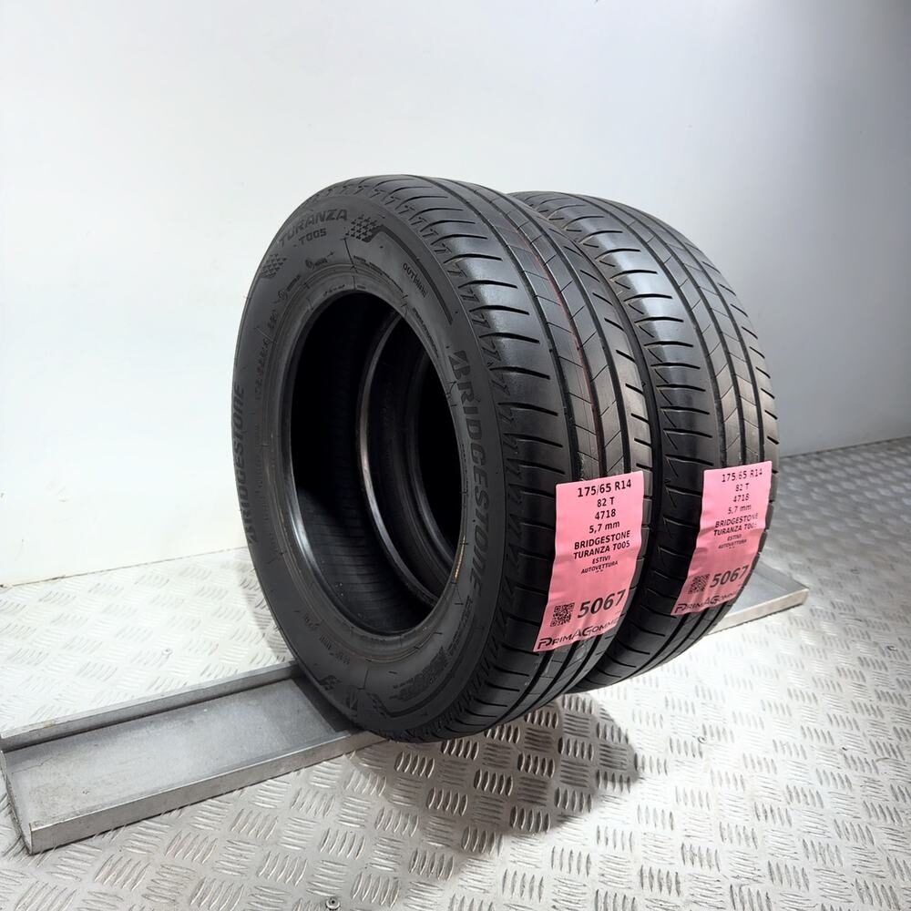 Gomme Usate 175 65 R14 82T Bridgestone Turanza T005 81% Estive - immagine 14