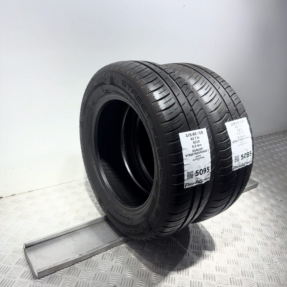 Gomme Usate 185 65 R15 92T XL Dunlop Streetresponse 2 79% Estive - immagine 14