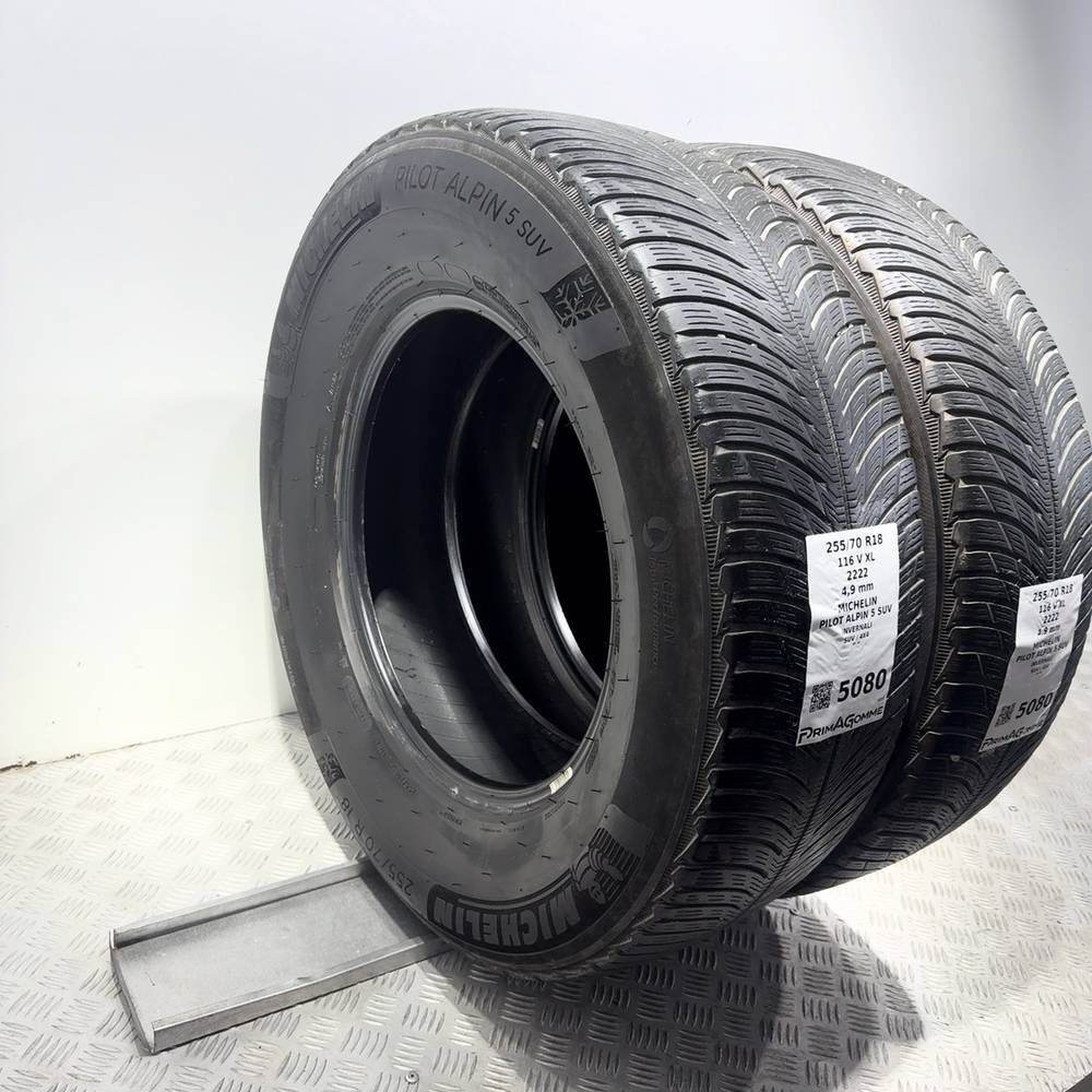 Gomme Usate 255 70 R18 116V XL Michelin Pilot Alpin 5 SUV Invernali - immagine 14