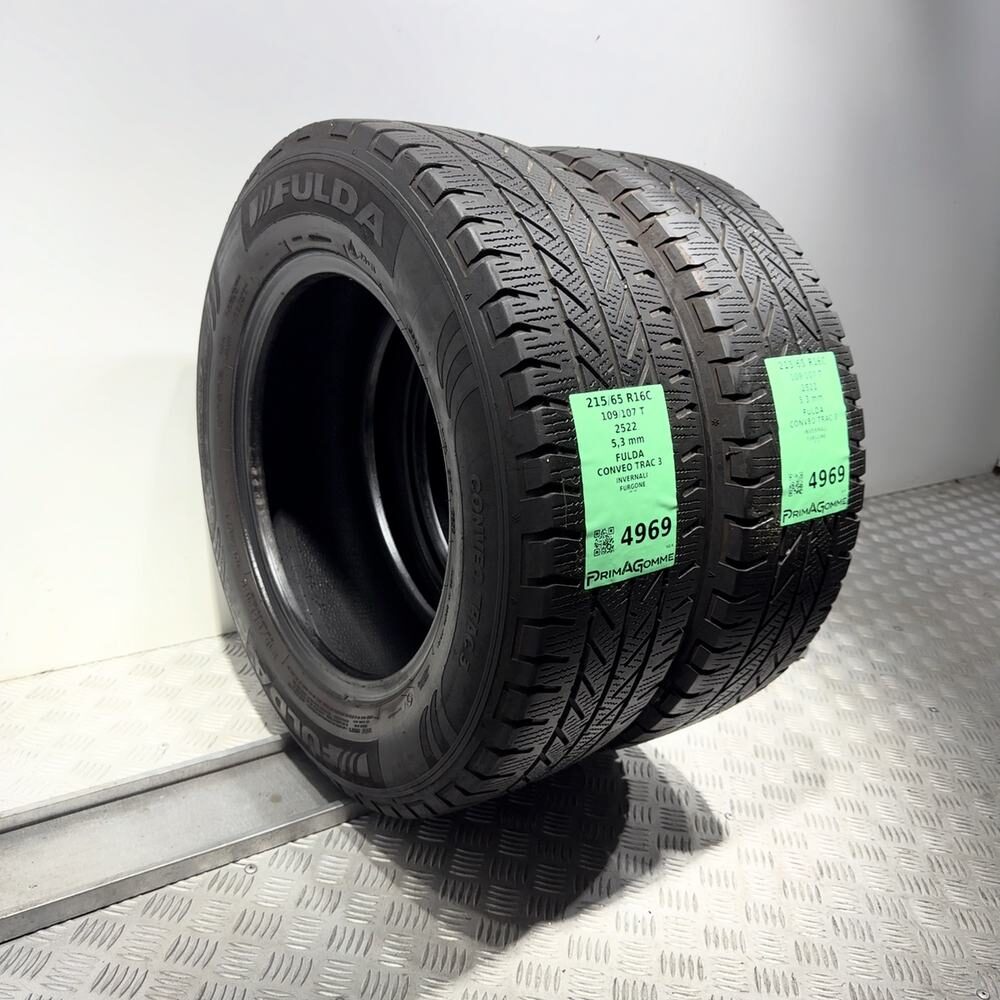 Gomme Usate 215 65 R16C 109/107T Fulda Conveo Trac 3 76% Invernali - immagine 15