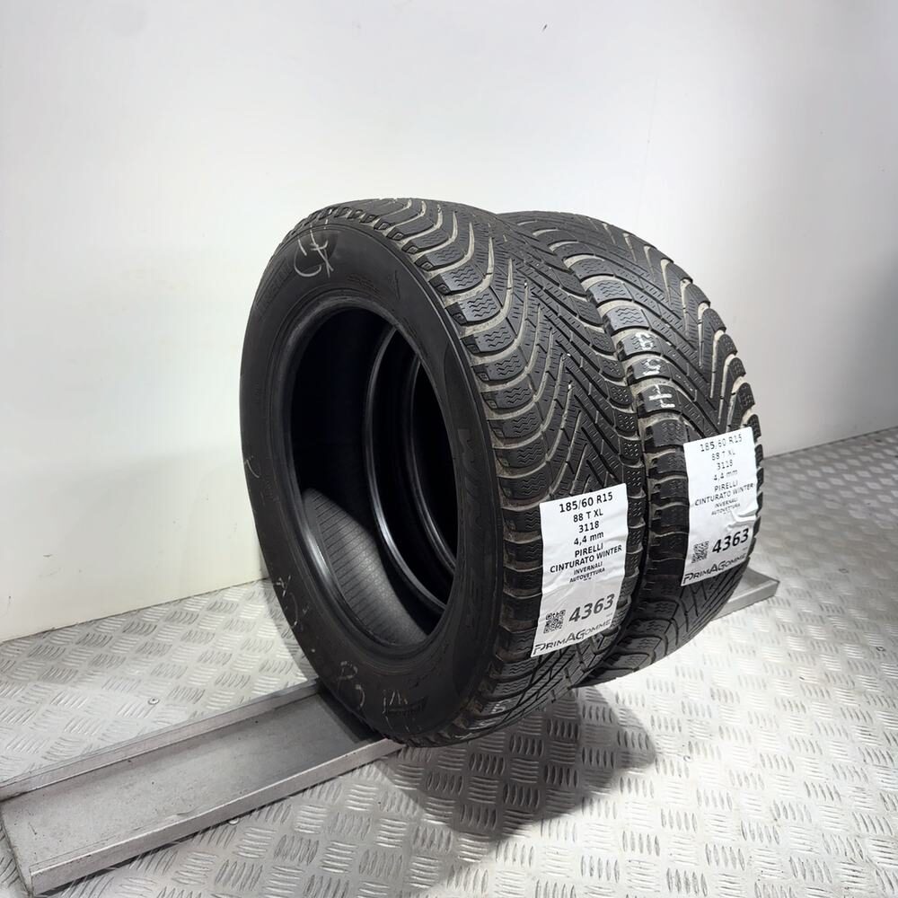 Gomme Usate 185 60 R15 88T XL Pirelli Cinturato Winter Invernali - immagine 15