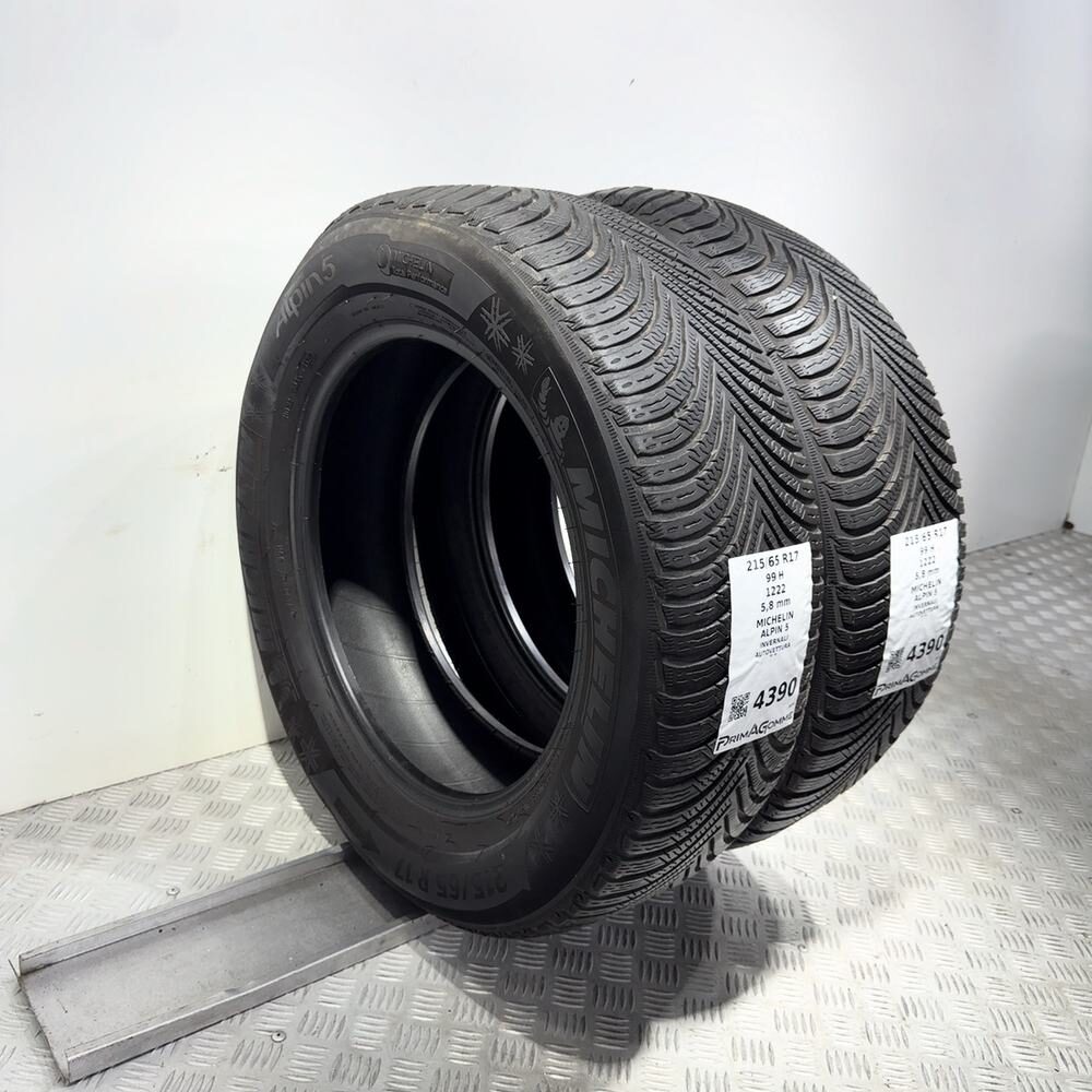 Gomme Usate 215 65 R17 99H Michelin Alpin 5 83% Invernali - immagine 15