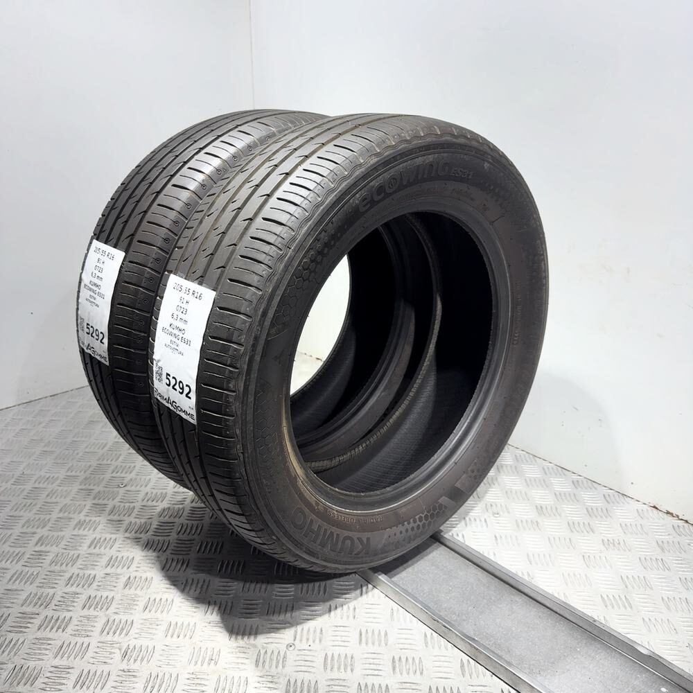 Gomme Usate 205 55 R16 91H Kumho Ecowing ES31 90% Estive - immagine 15