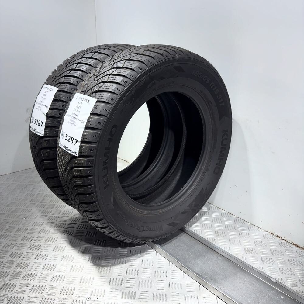 Gomme Usate 195 65 R15 91T Kumho Wintercraft WP52 98% Invernali - immagine 15