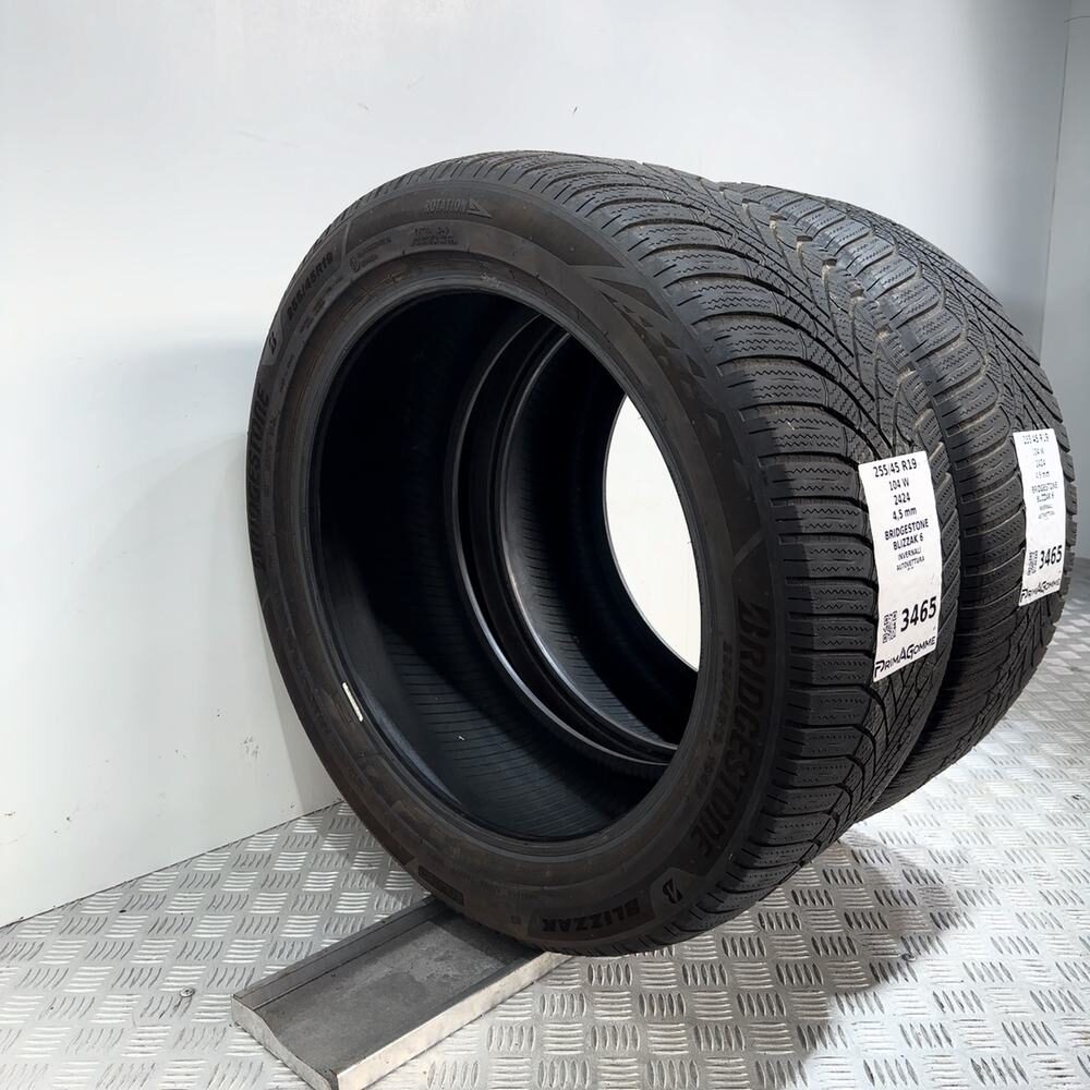Gomme Usate 255 45 R19 104W Bridgestone Blizzak 6 Invernali - immagine 17