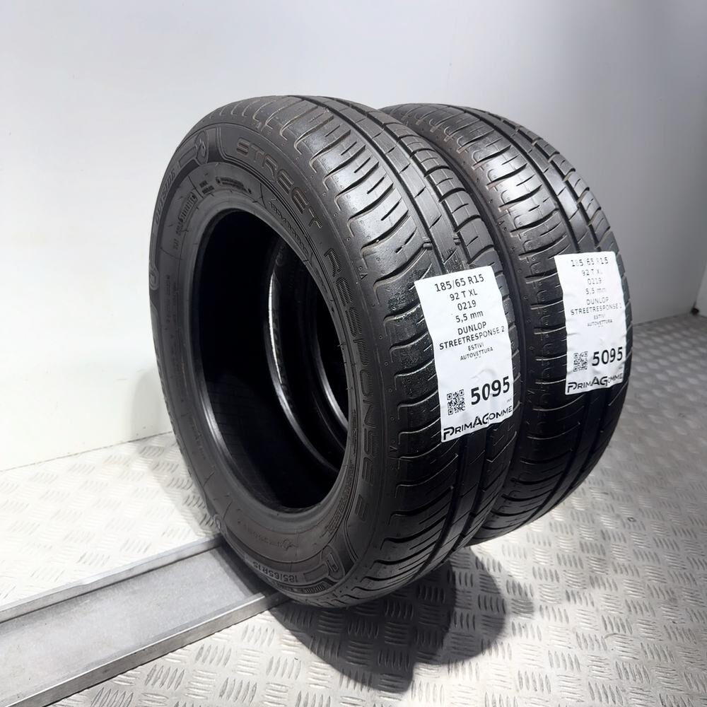 Gomme Usate 185 65 R15 92T XL Dunlop Streetresponse 2 79% Estive - immagine 17