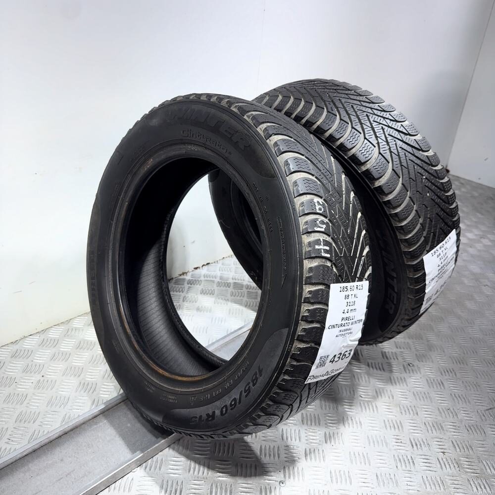 Gomme Usate 185 60 R15 88T XL Pirelli Cinturato Winter Invernali - immagine 17