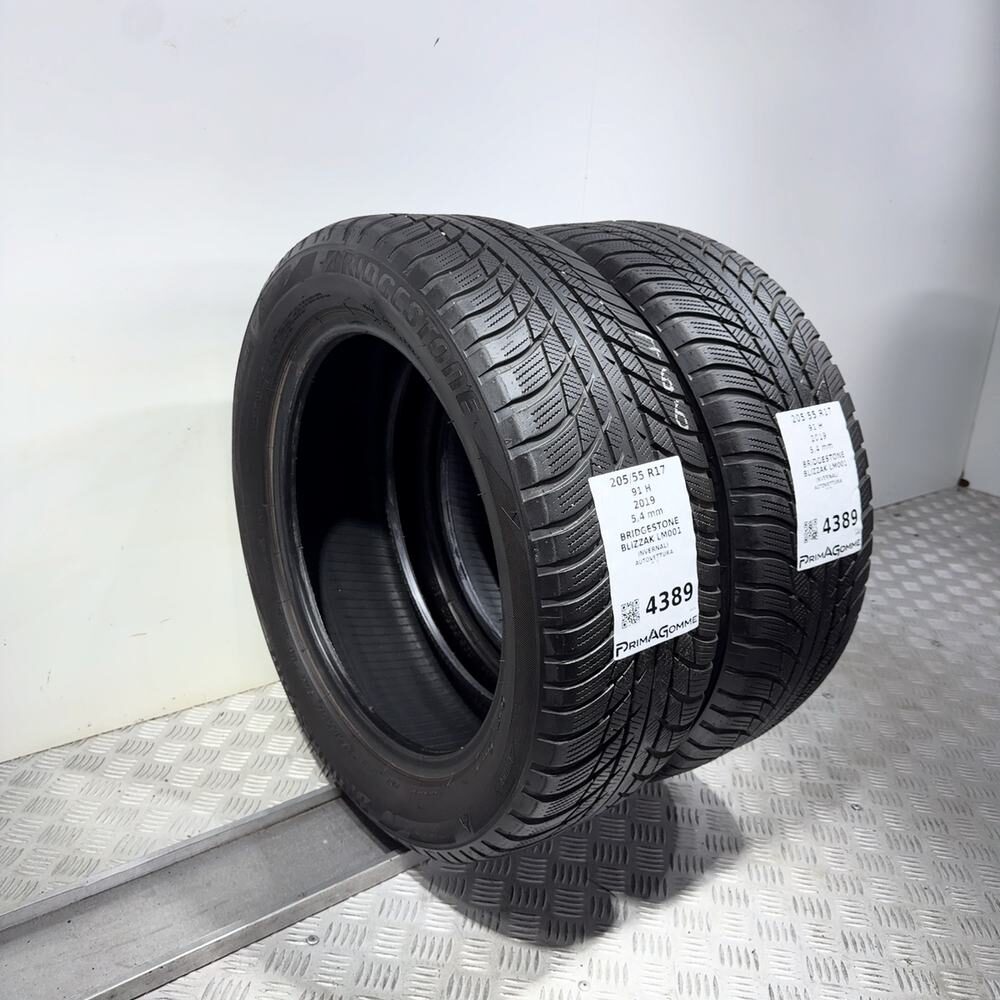 Gomme Usate 205 55 R17 91H Bridgestone Blizzak LM001 77% Invernali - immagine 18