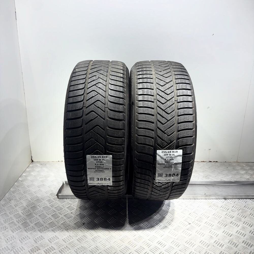 Gomme Usate 255 45 R19 104W XL Pirelli Winter Sottozero 3 74% Invernali - immagine 4