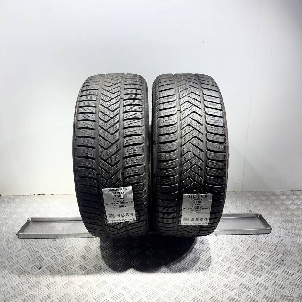 Gomme Usate 255 45 R19 104W XL Pirelli Winter Sottozero 3 74% Invernali - immagine 9