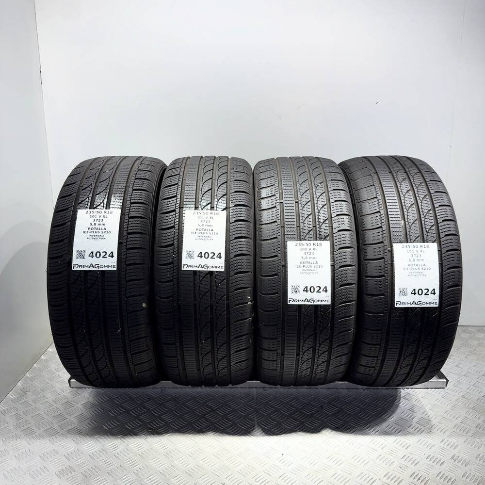 Gomme Usate 235 50 R18 101V XL Rotalla Ice-Plus S210 83% Invernali