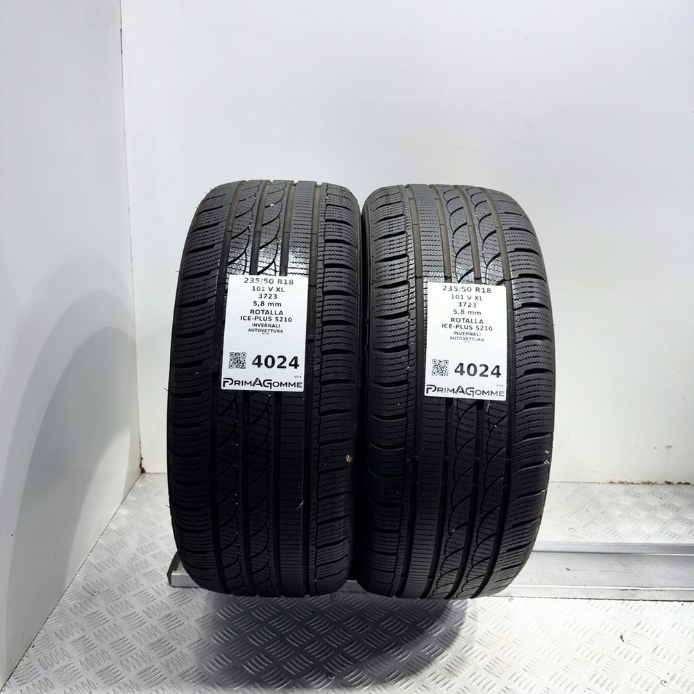 Gomme Usate 235 50 R18 101V XL Rotalla Ice-Plus S210 83% Invernali - immagine 4