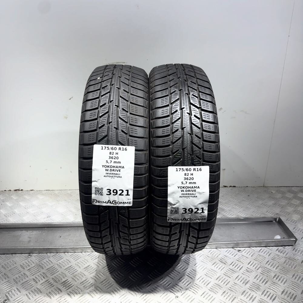 Gomme Usate 175 60 R16 82H Yokohama W.Drive 81% Invernali